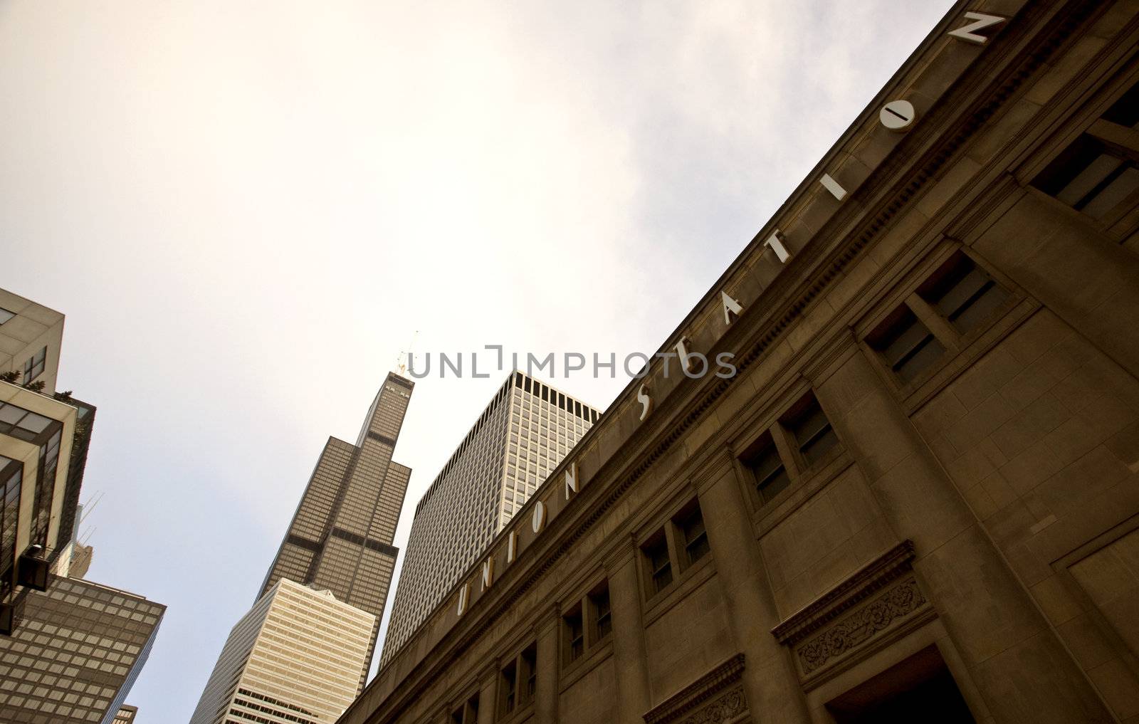 Chicago Downtown City  Union Station by pictureguy