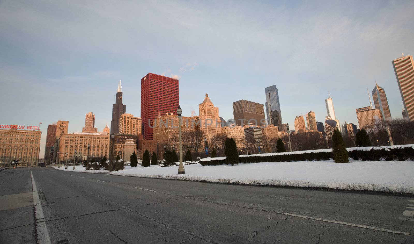 Chicago Downtown City  by pictureguy