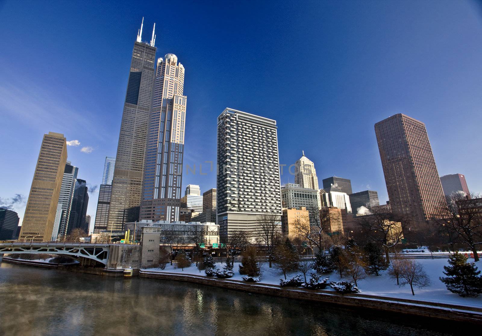 Chicago Downtown City  by pictureguy