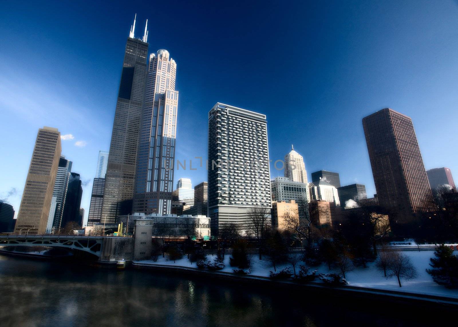 Chicago Downtown City  by pictureguy