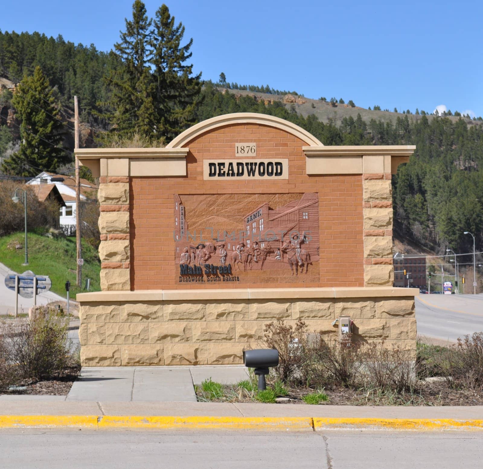 Deadwood 1876 Sign by RefocusPhoto