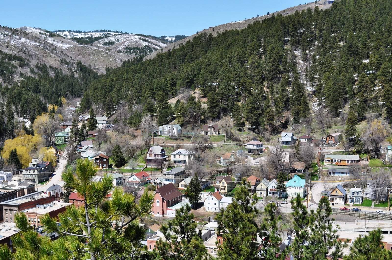 Deadwood Aerial View by RefocusPhoto