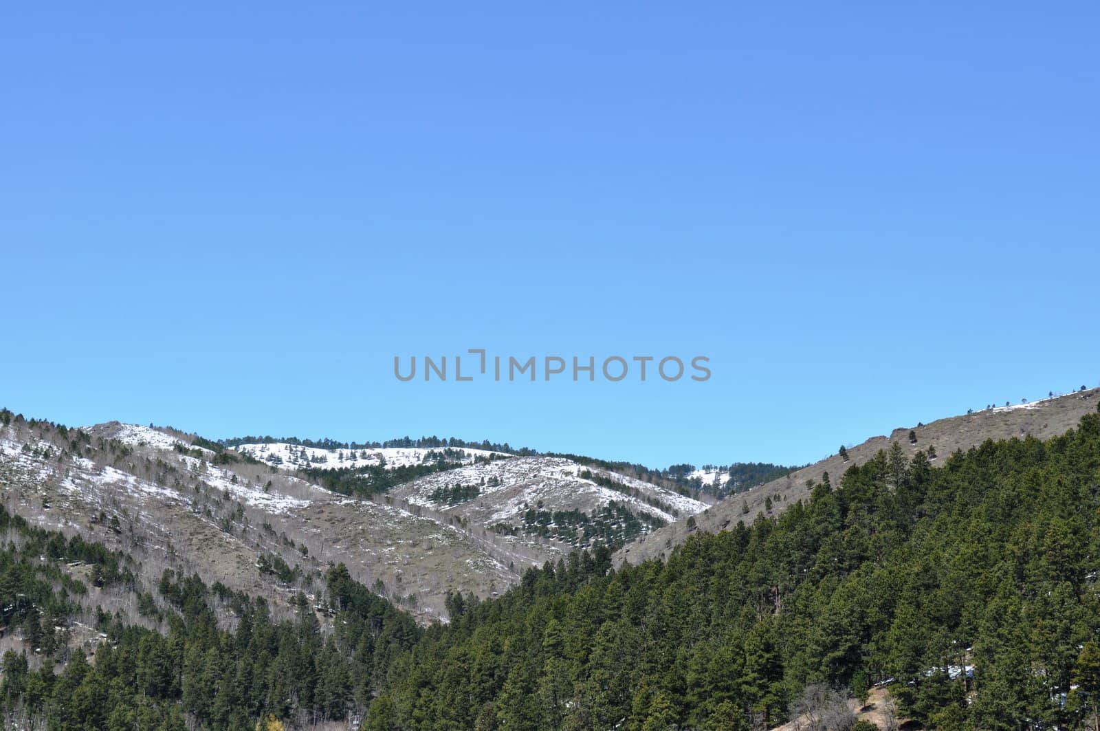Black hills and sky background by RefocusPhoto