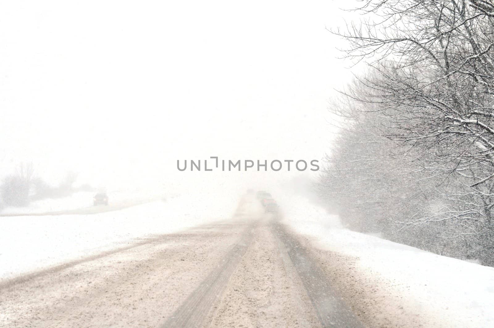 Snowstorm White Out by RefocusPhoto