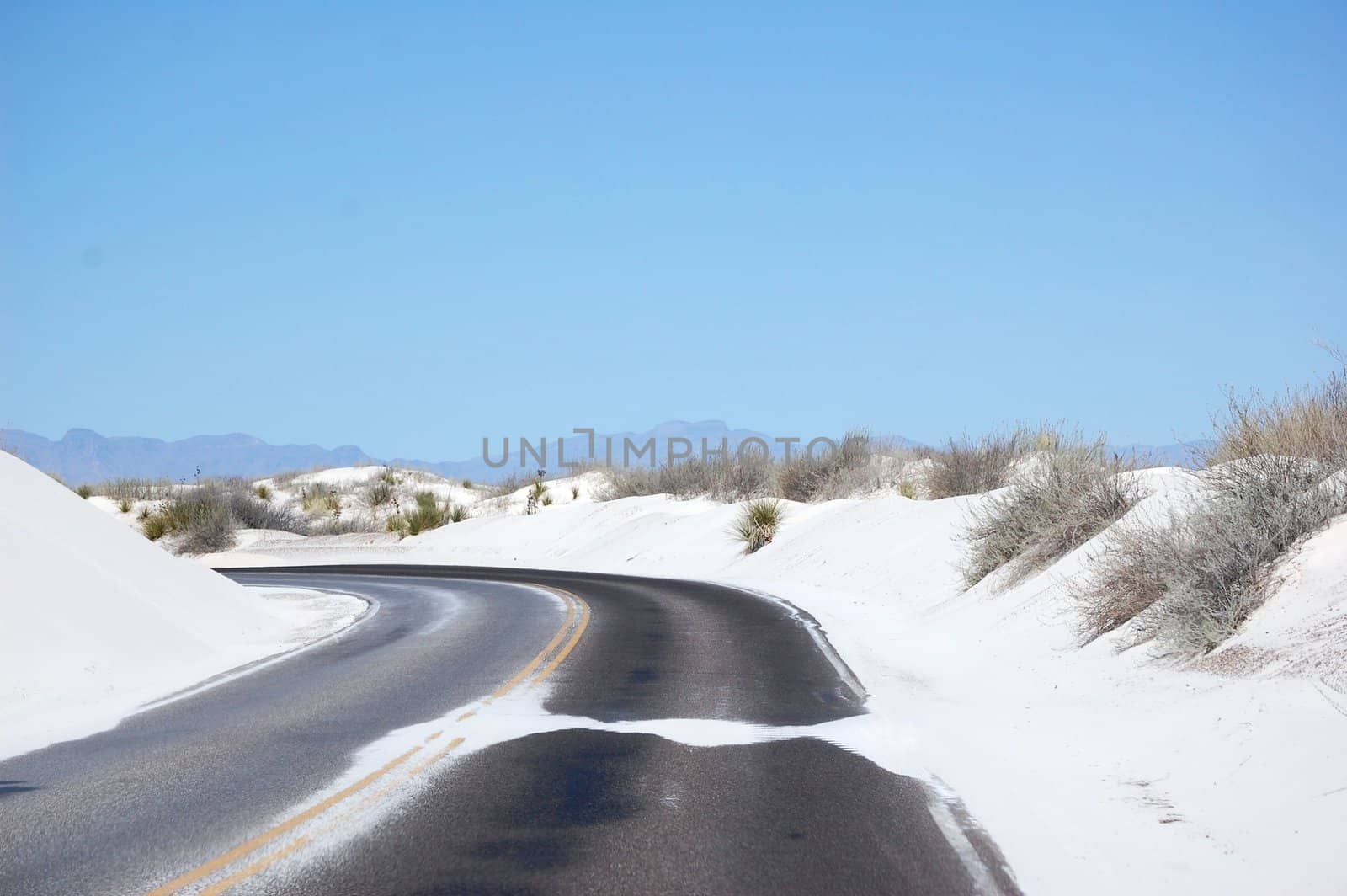 White Sands road