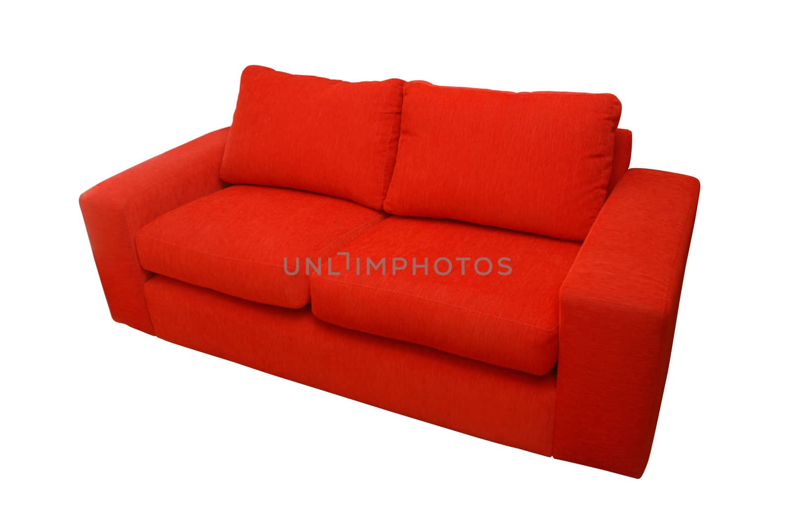 Home Sofa over white background.