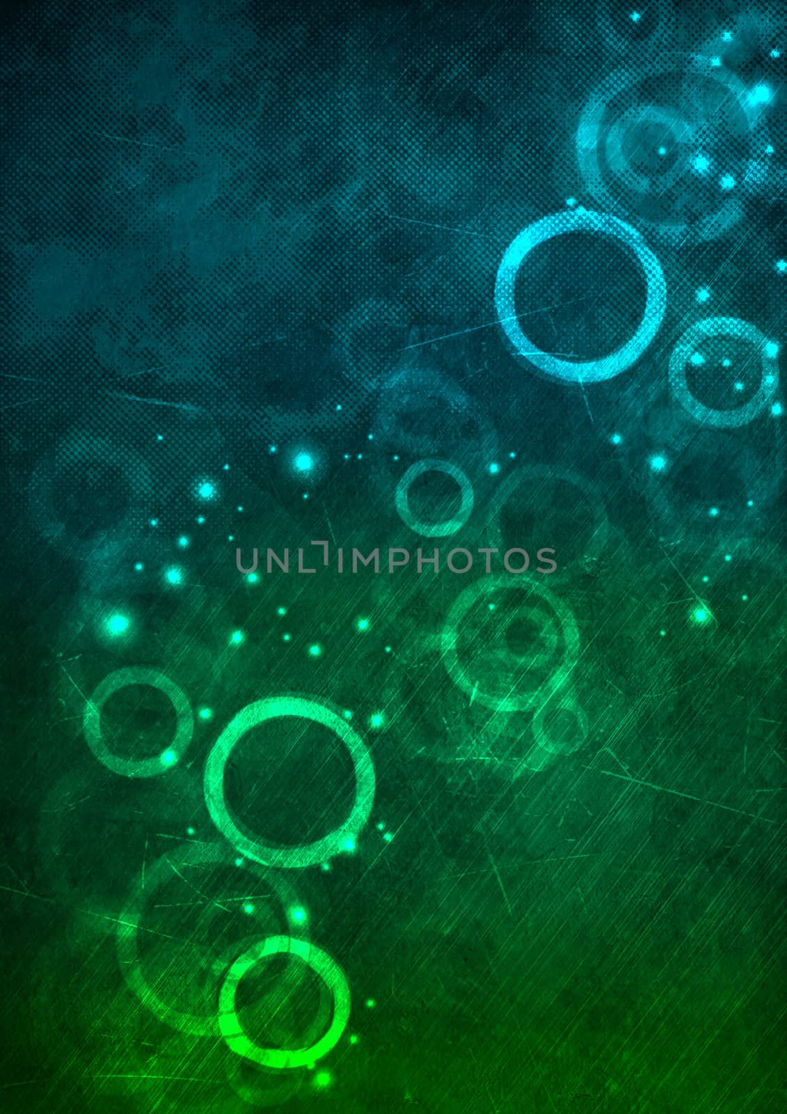 Abstract grunge background with circles, texture for the design