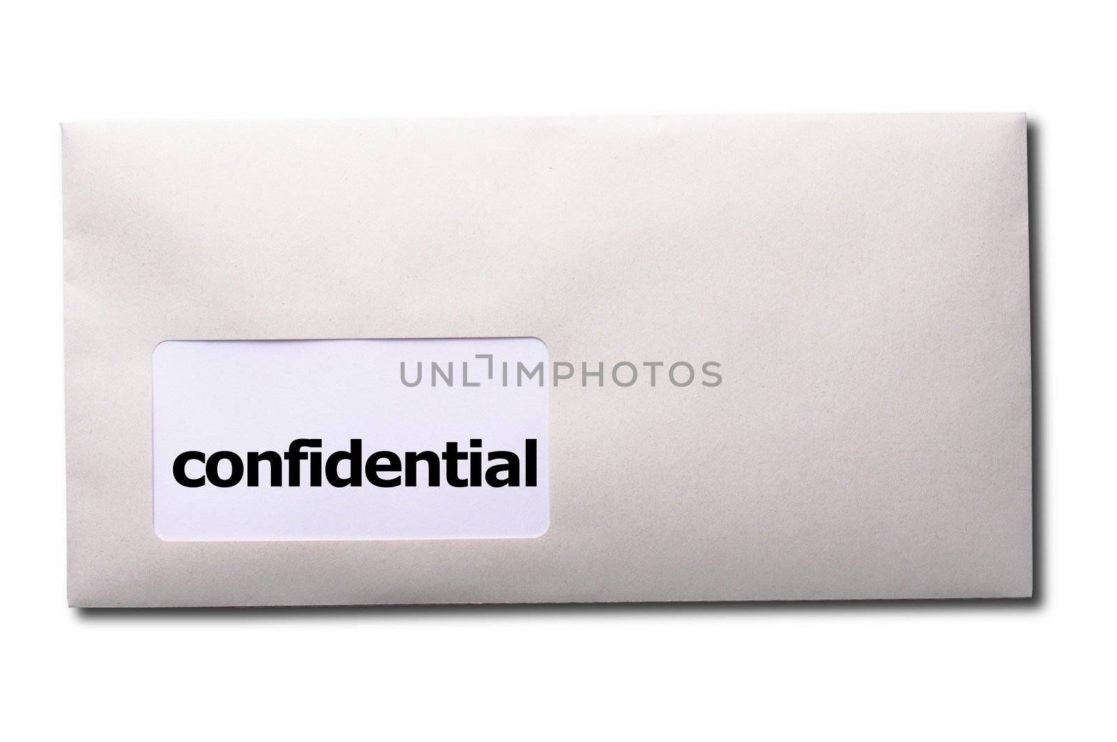 confidential or top secret letter showing business post concept