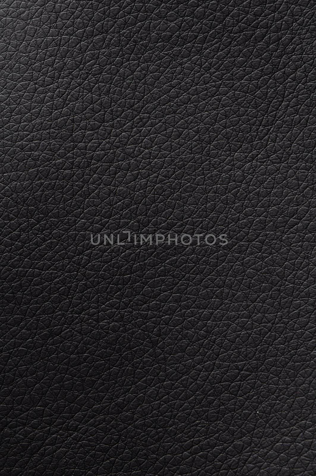 leather texture or background in black with copyspace