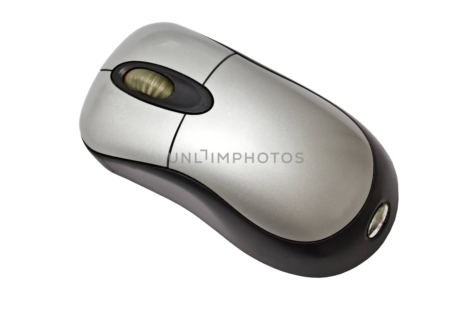 Wireless mouse isolated on white bakground