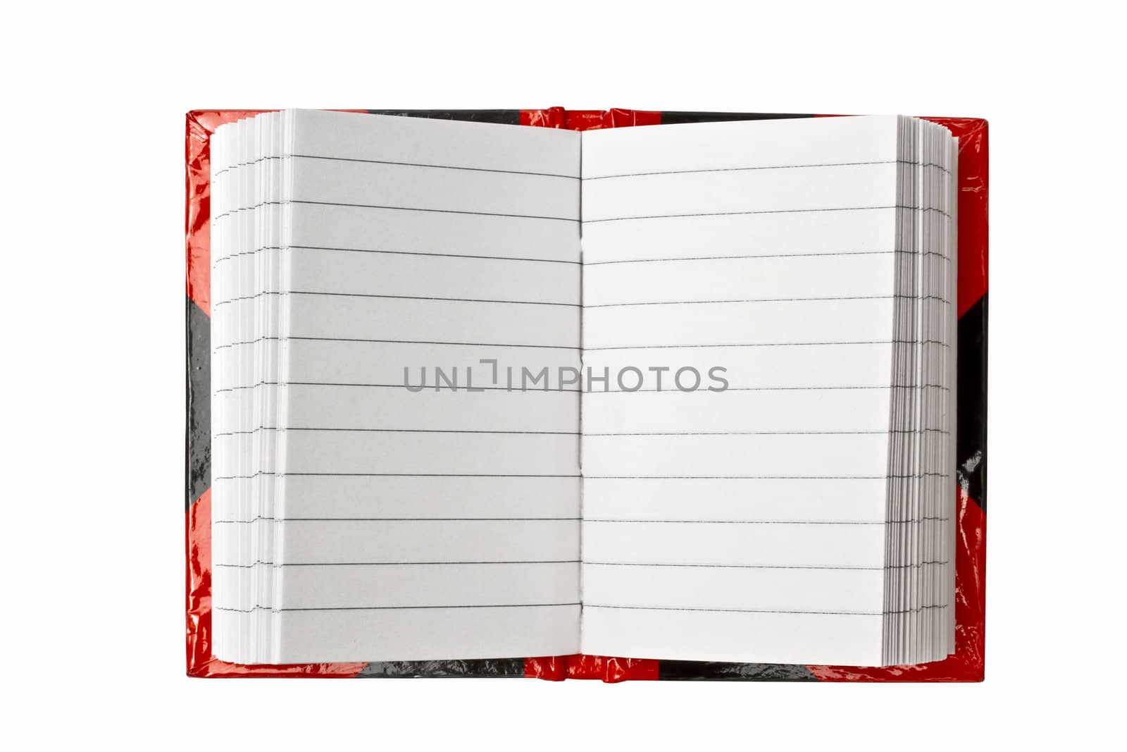 Note book with blank lined paper