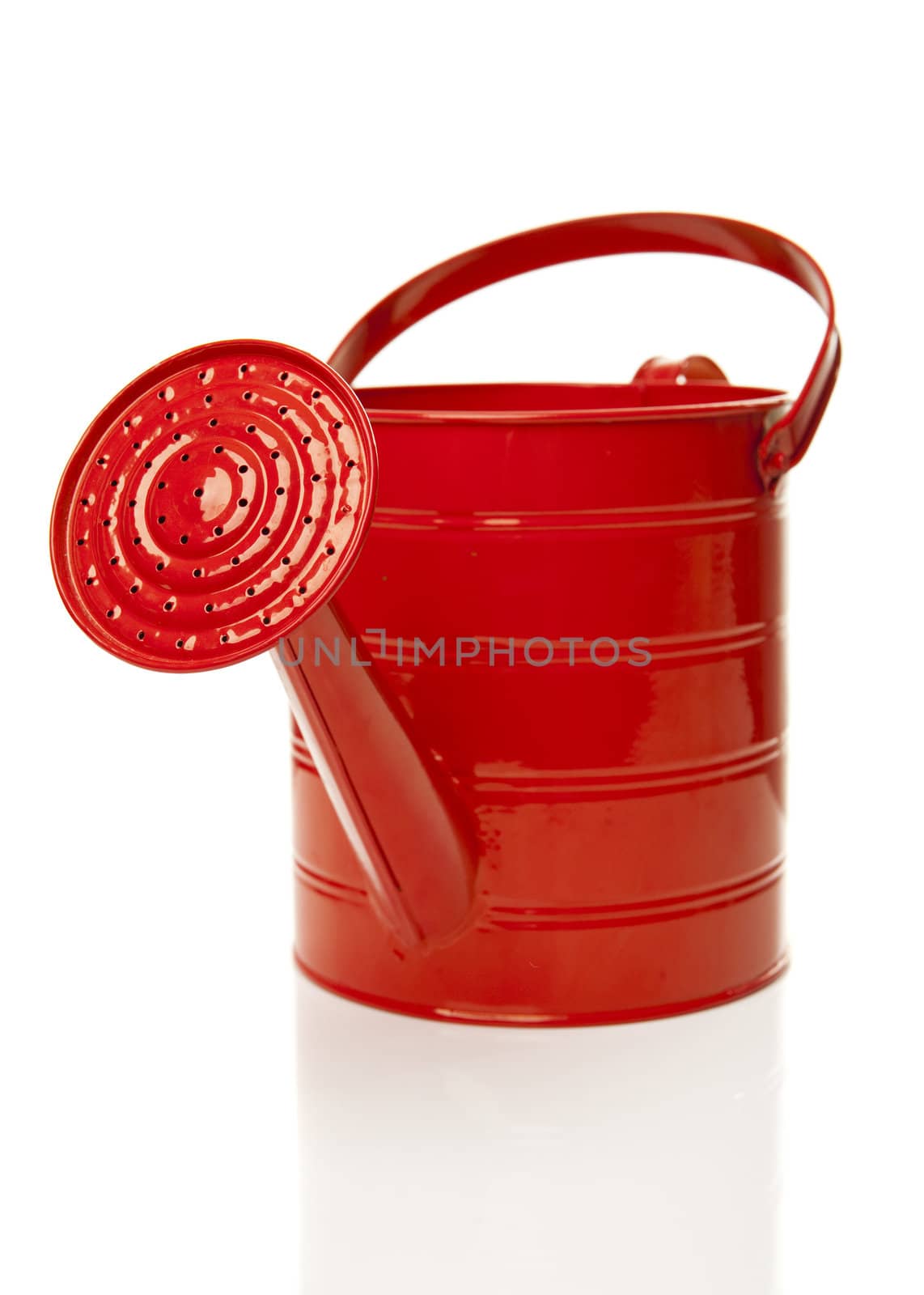 Watering can isolated over a white background