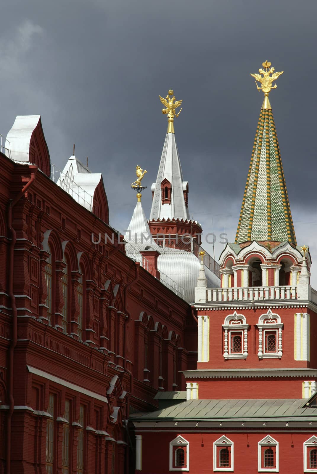 Towers on Red Square, Moscow, Russia   