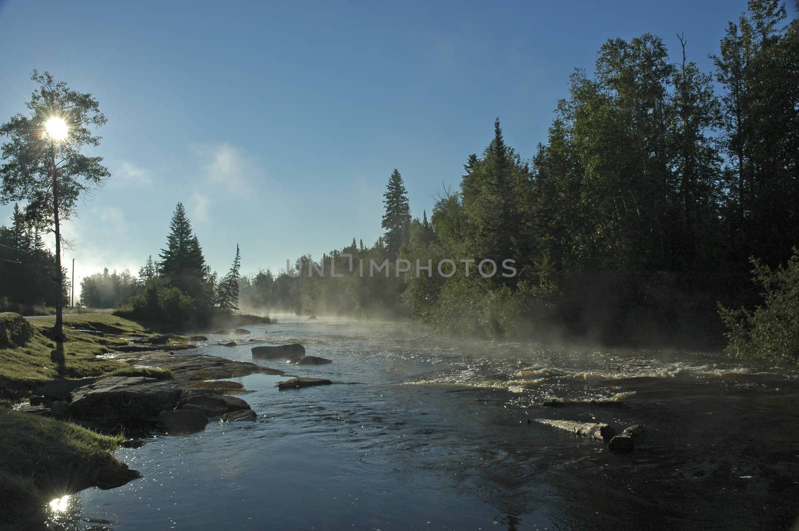 Misty River by photopierre