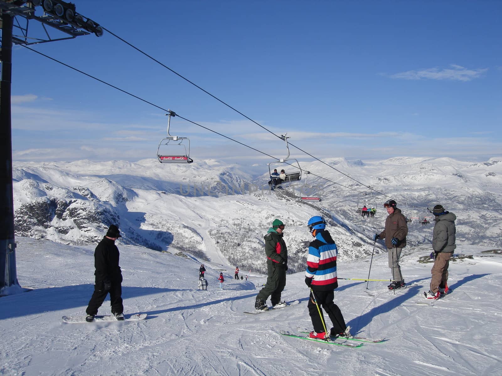 skiing view, Hemsedal