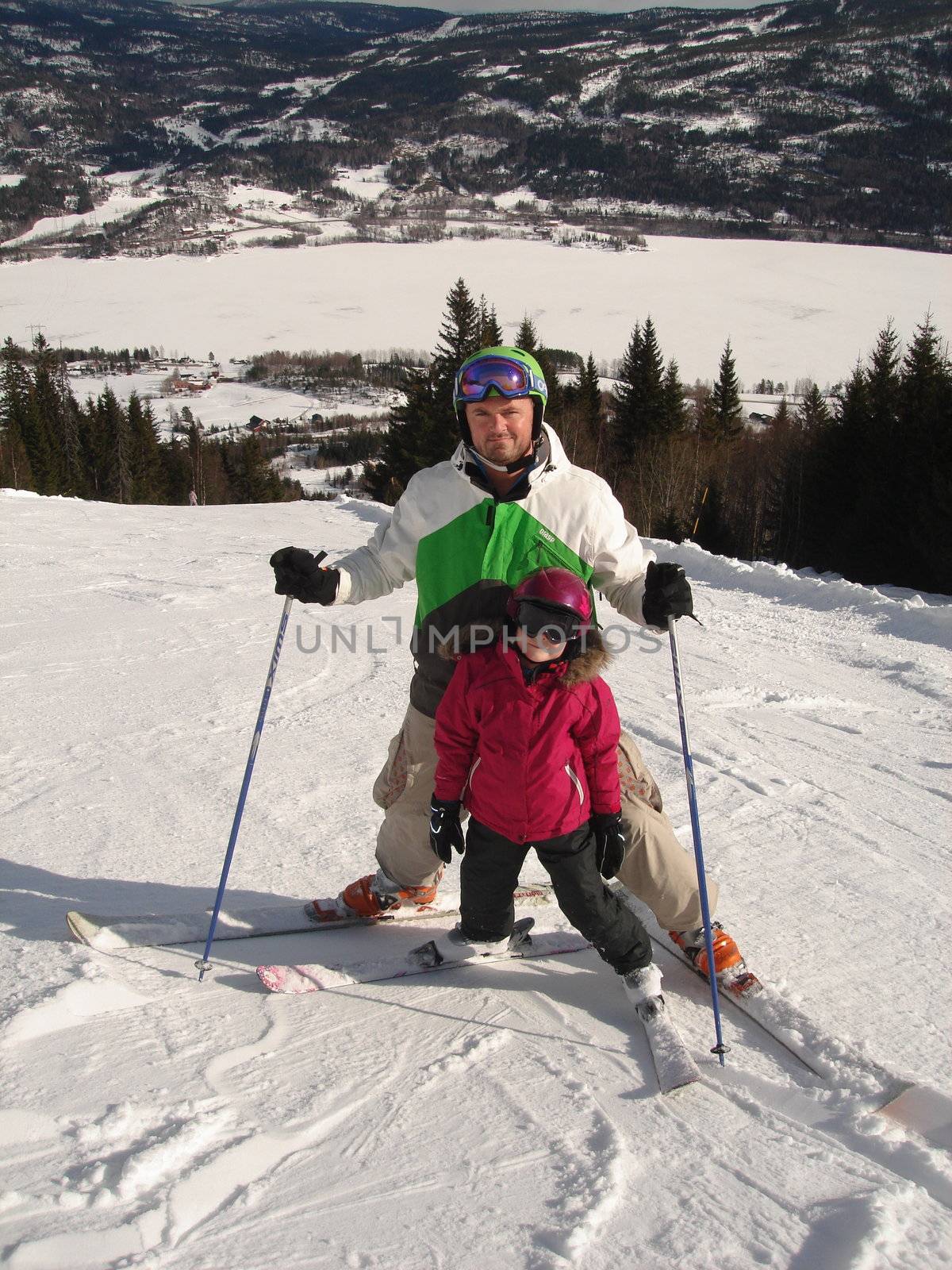 skiing view, Norefjell