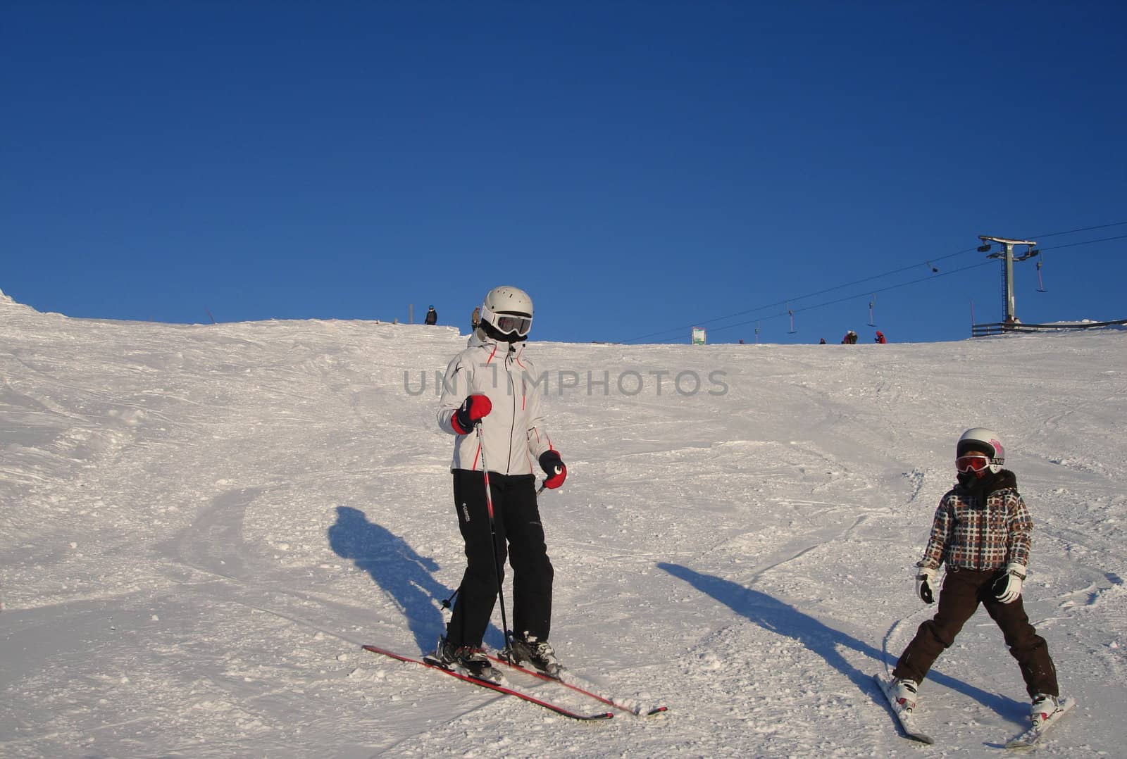 skiing view