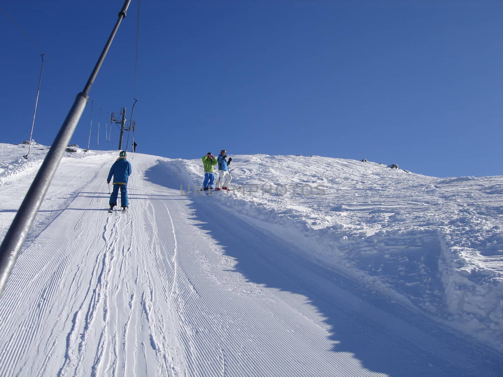 skiing view