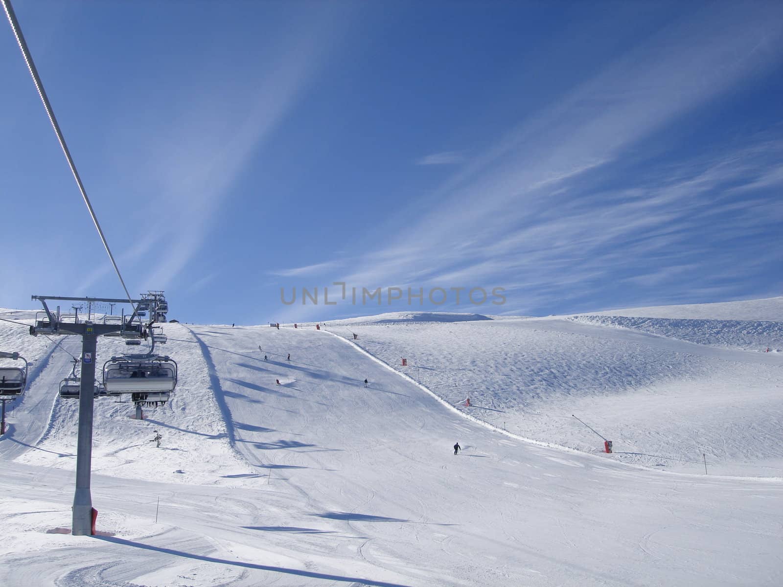 skiing view