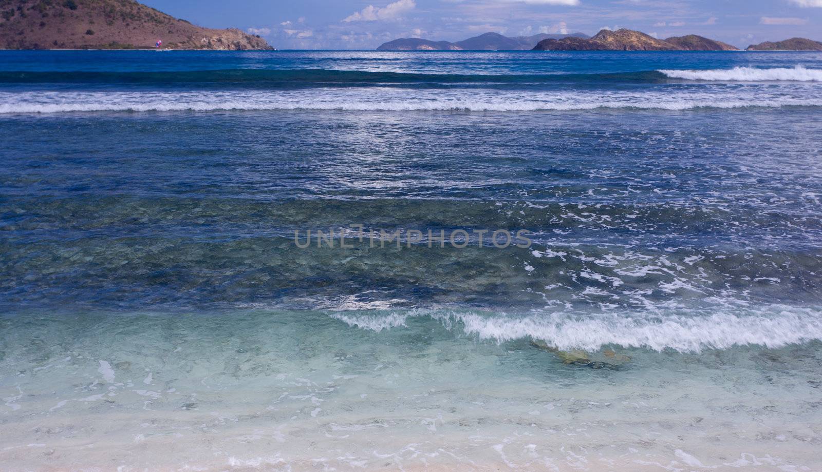 Bay on the Caribbean island of St Thomas in the US Virgin Islands