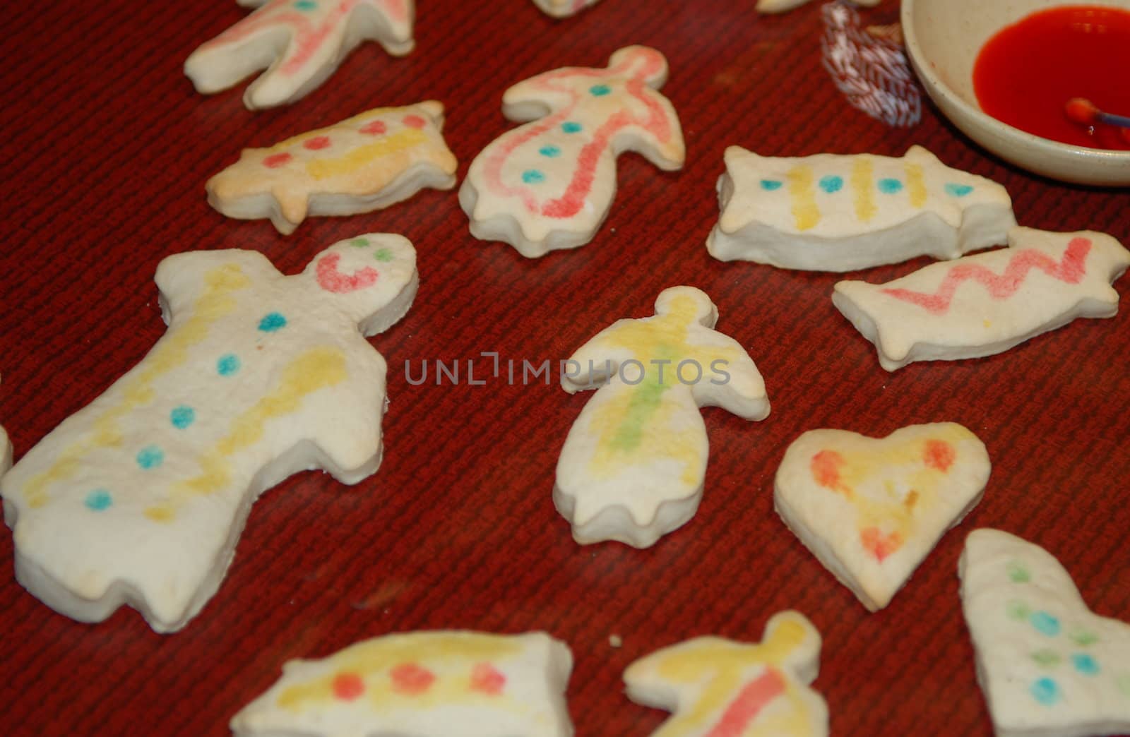 making cookies
