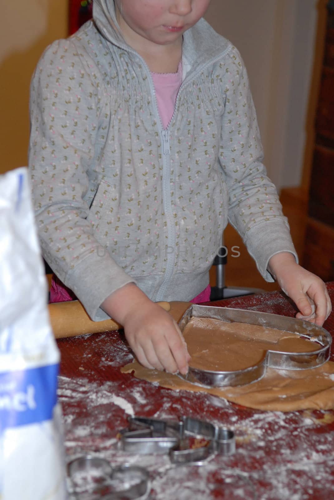 making cookies