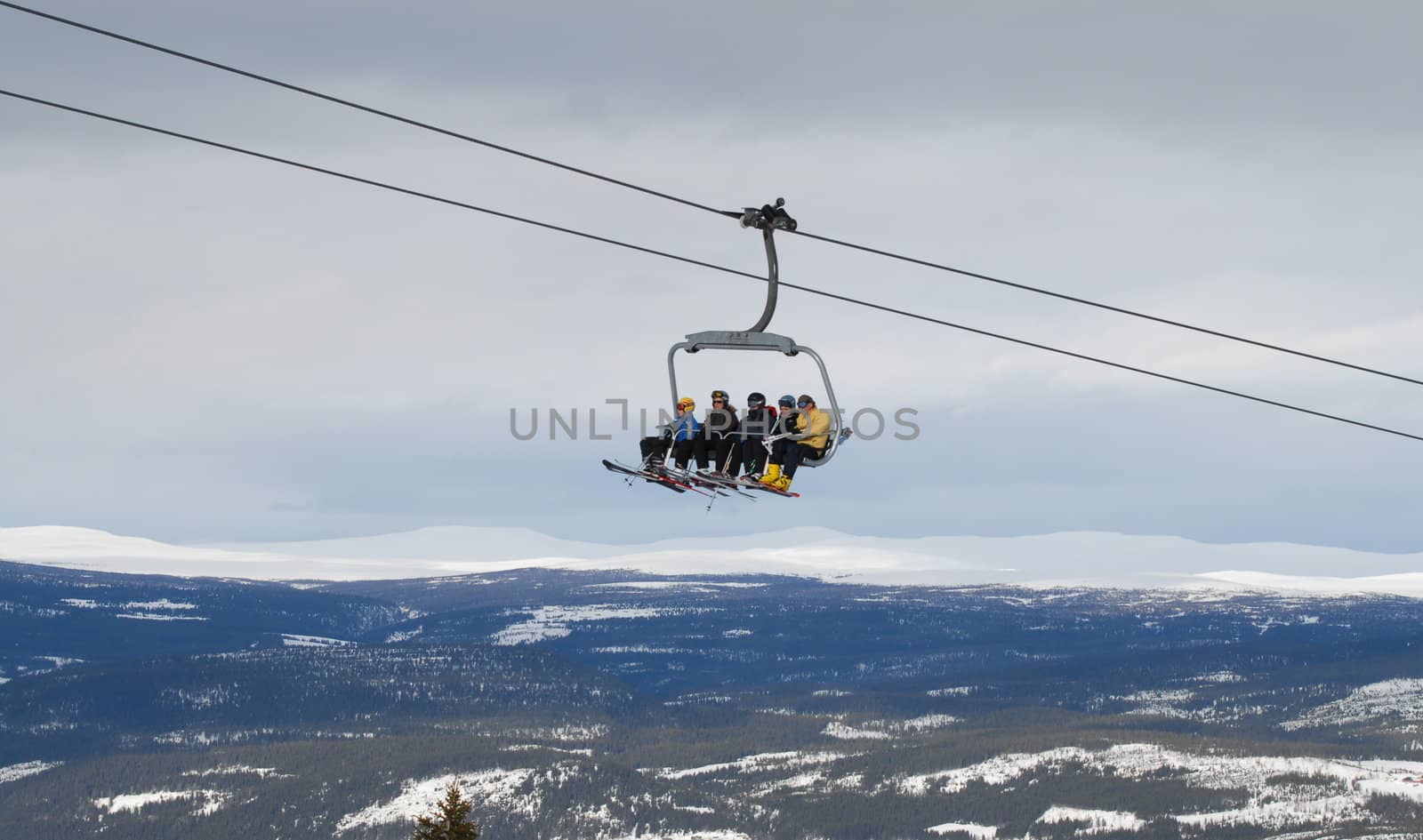 skiing view, Kvitfjell