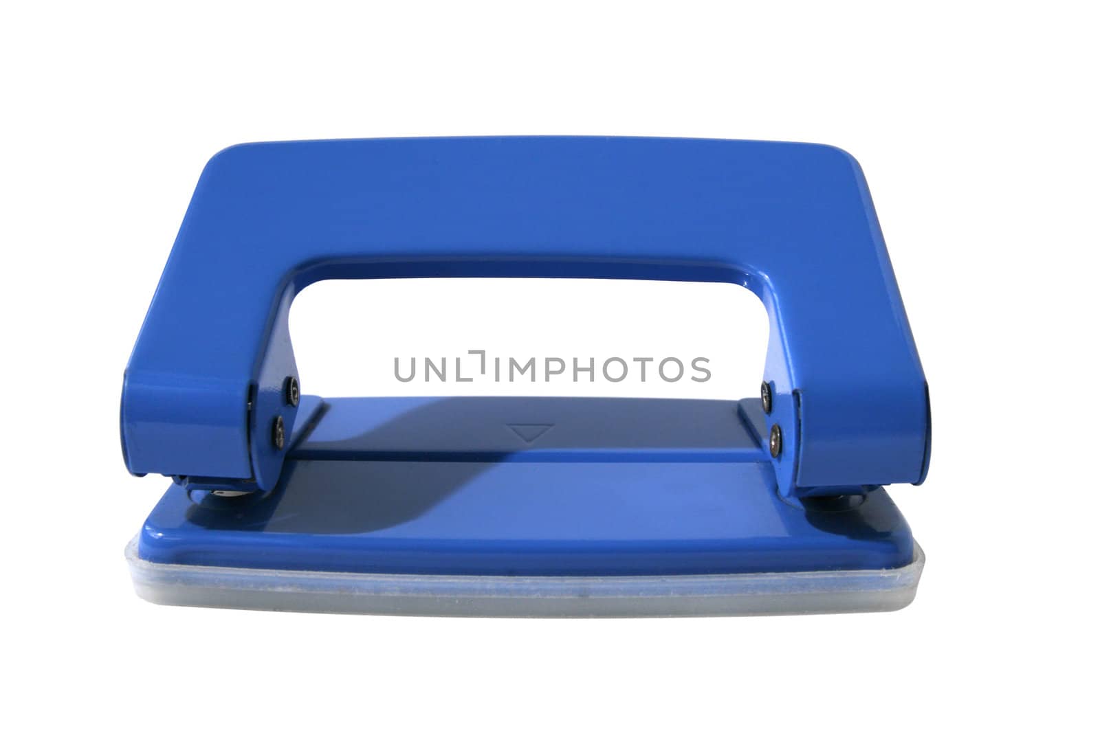 Hole puncher on a white background by daboost