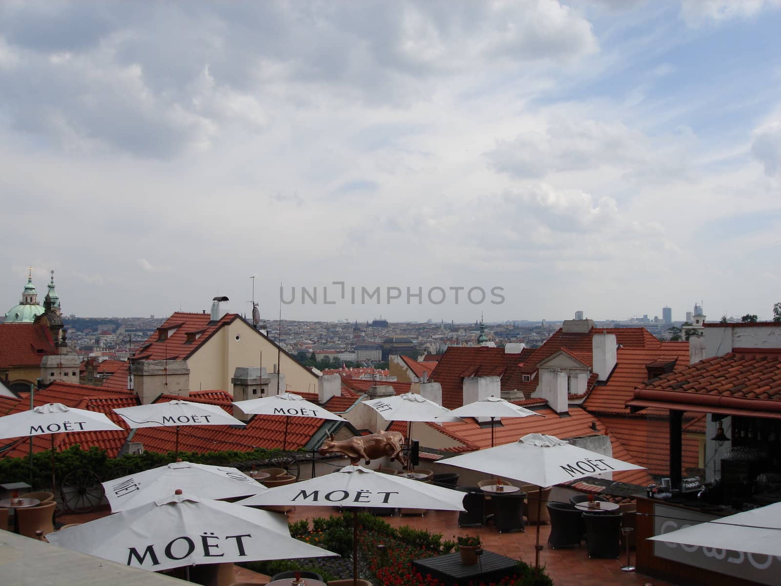 Scandinavian Lifestyle - View from restuarant in Prague by Bildehagen