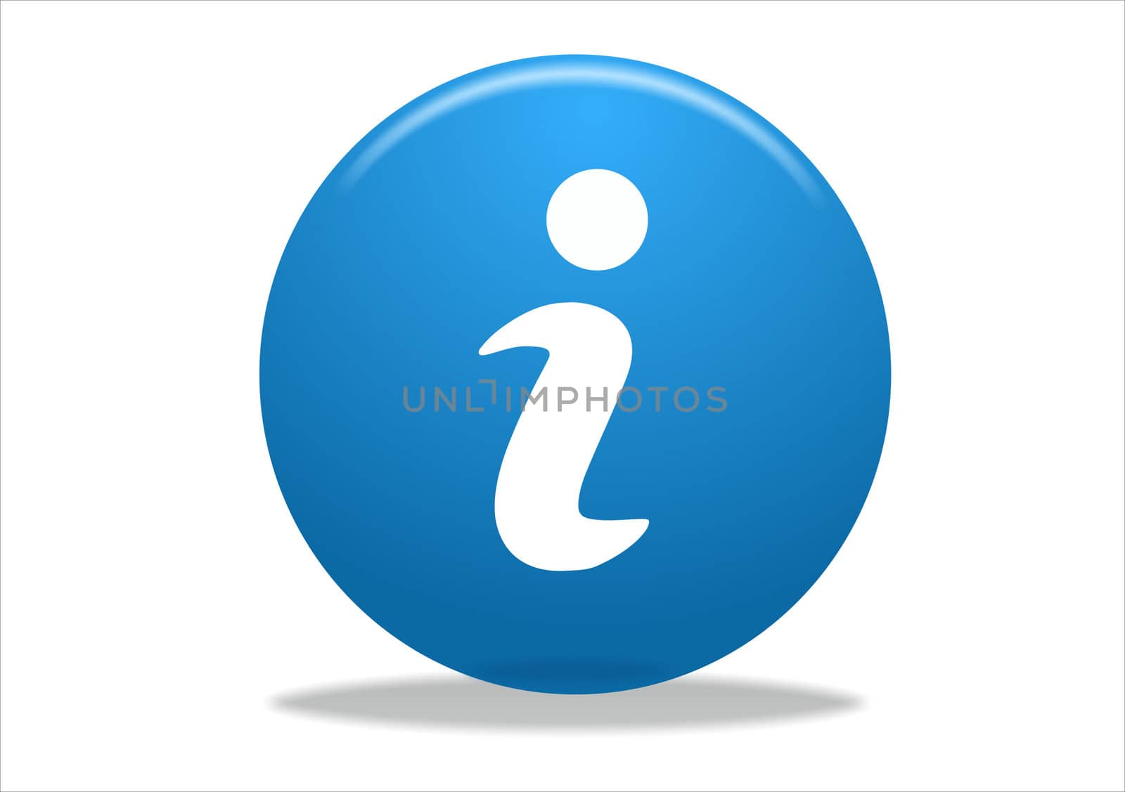 info symbol icon design - blue series