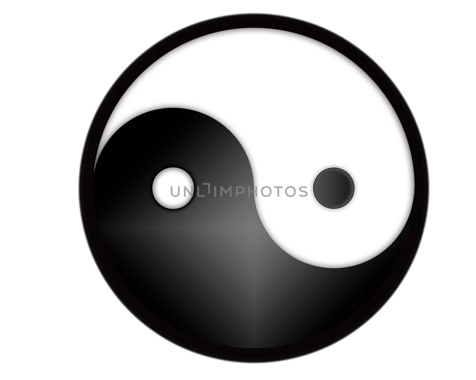 yin yang symbol by stelian