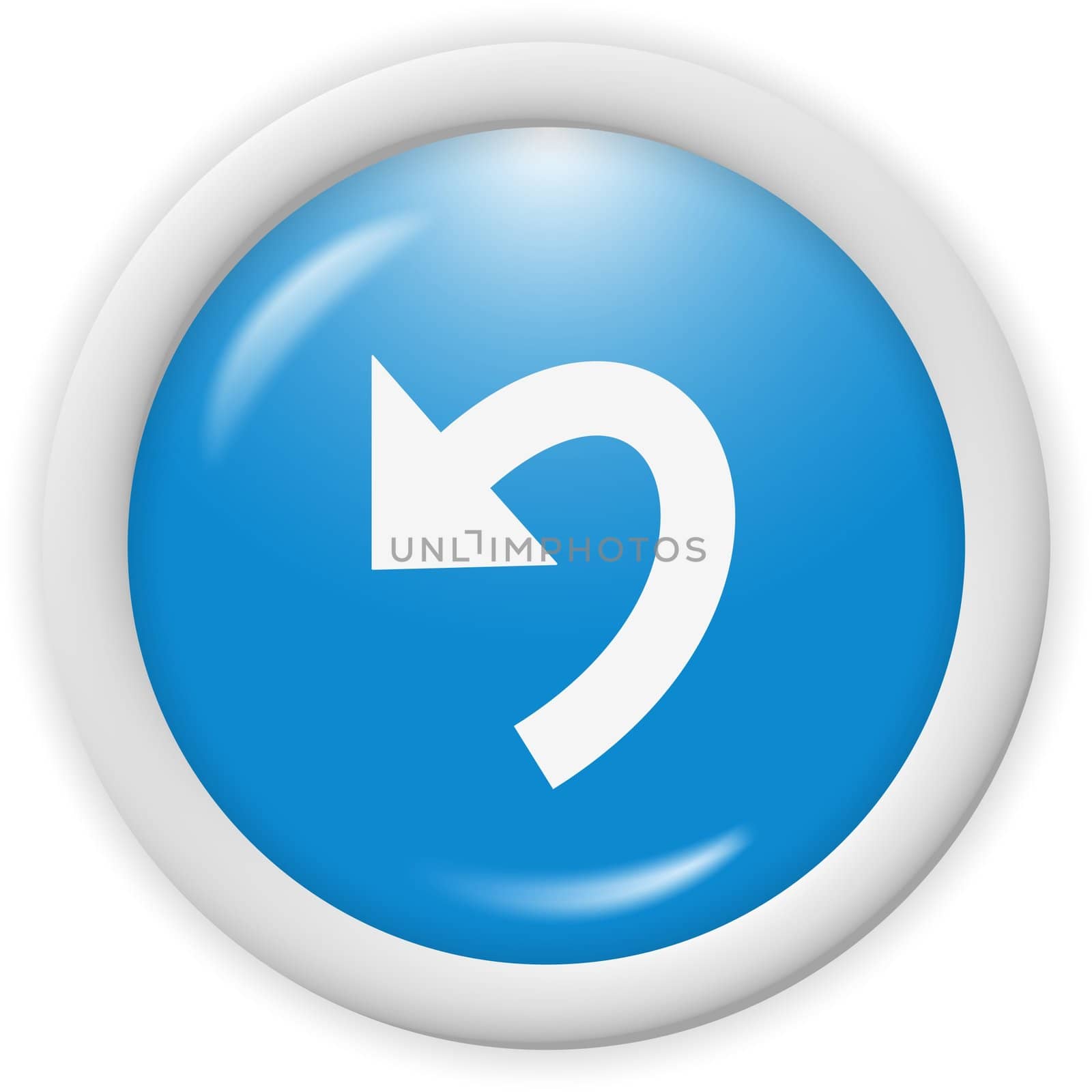 3d blue icon symbol - web design graphics