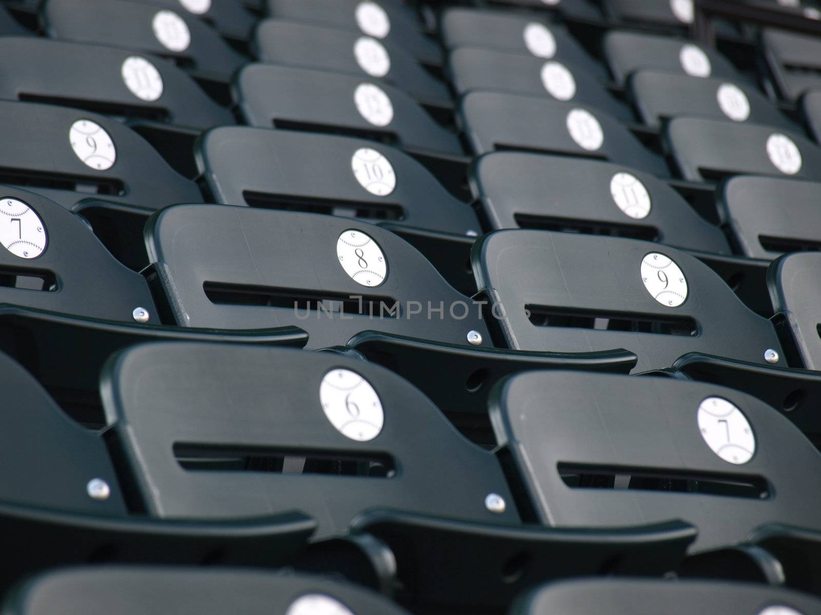 Numbered seats by northwoodsphoto