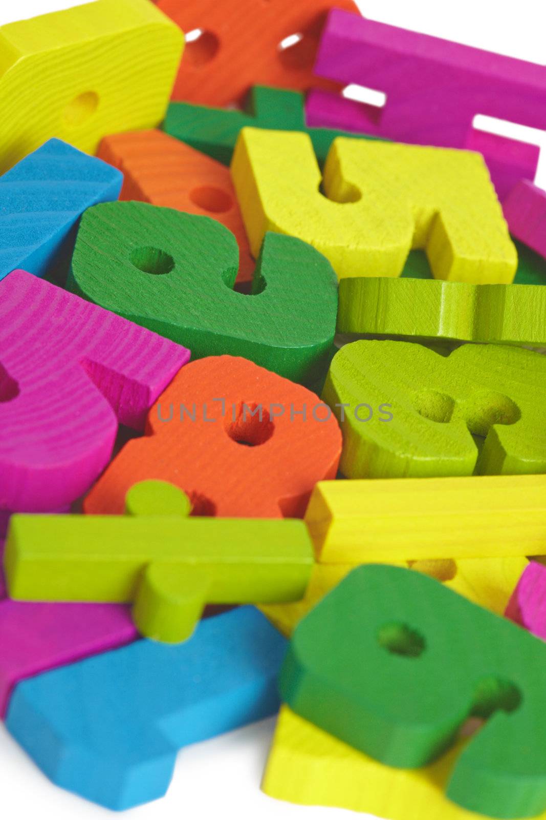 Child toy wooden letters by pzaxe