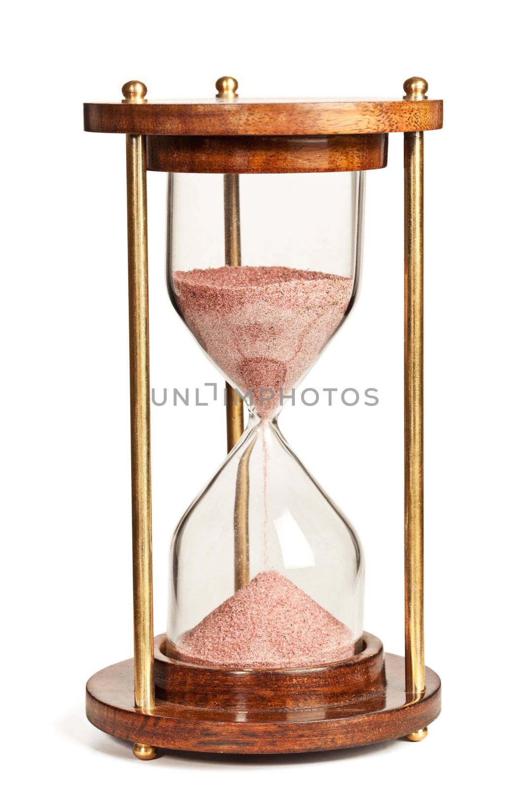 Hourglass  isolated on white background