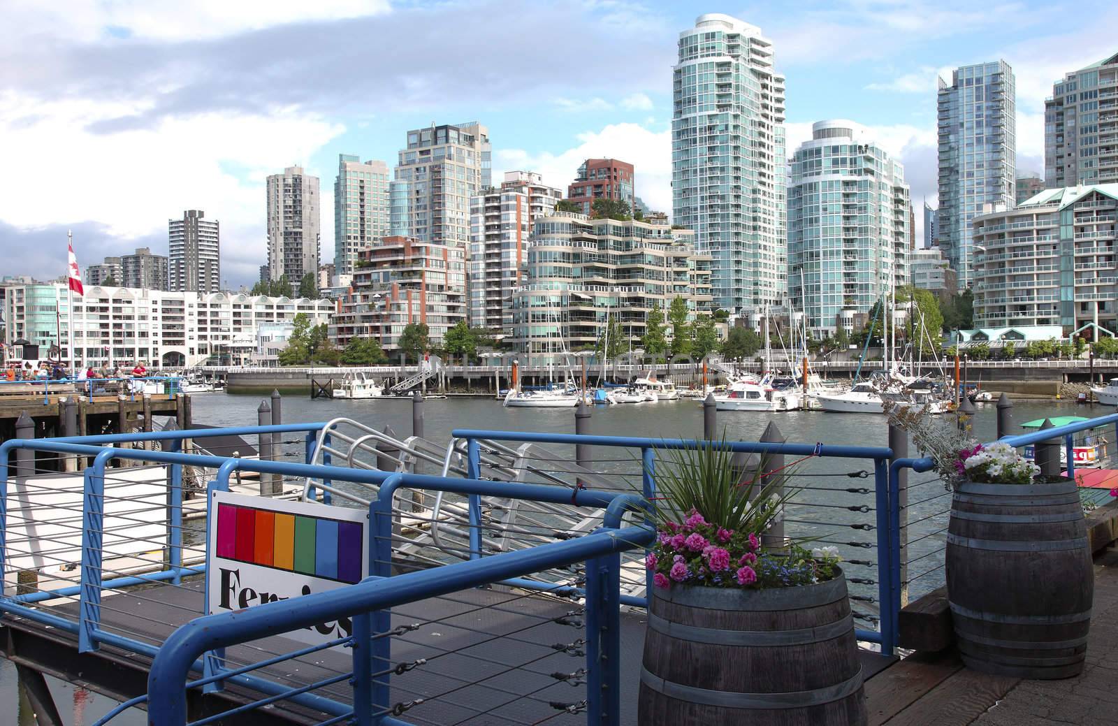 Ferries terminal in Granville island Vancouver BC. by Rigucci