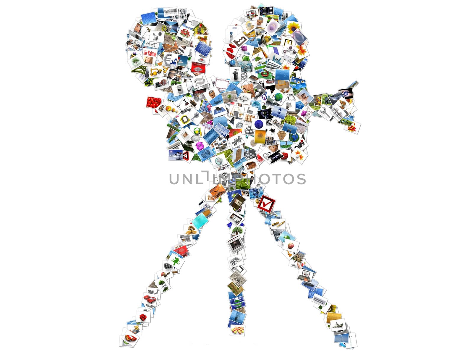 a  camera pictures on a white background
