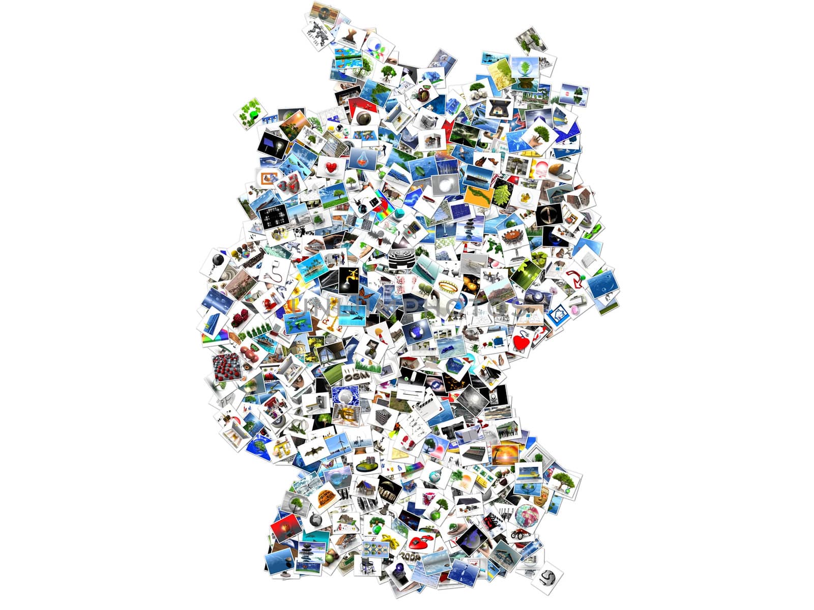 Germany in the multiple images