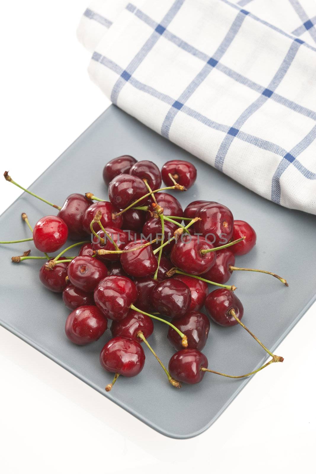 food series: tasty ripe and juicy cherry