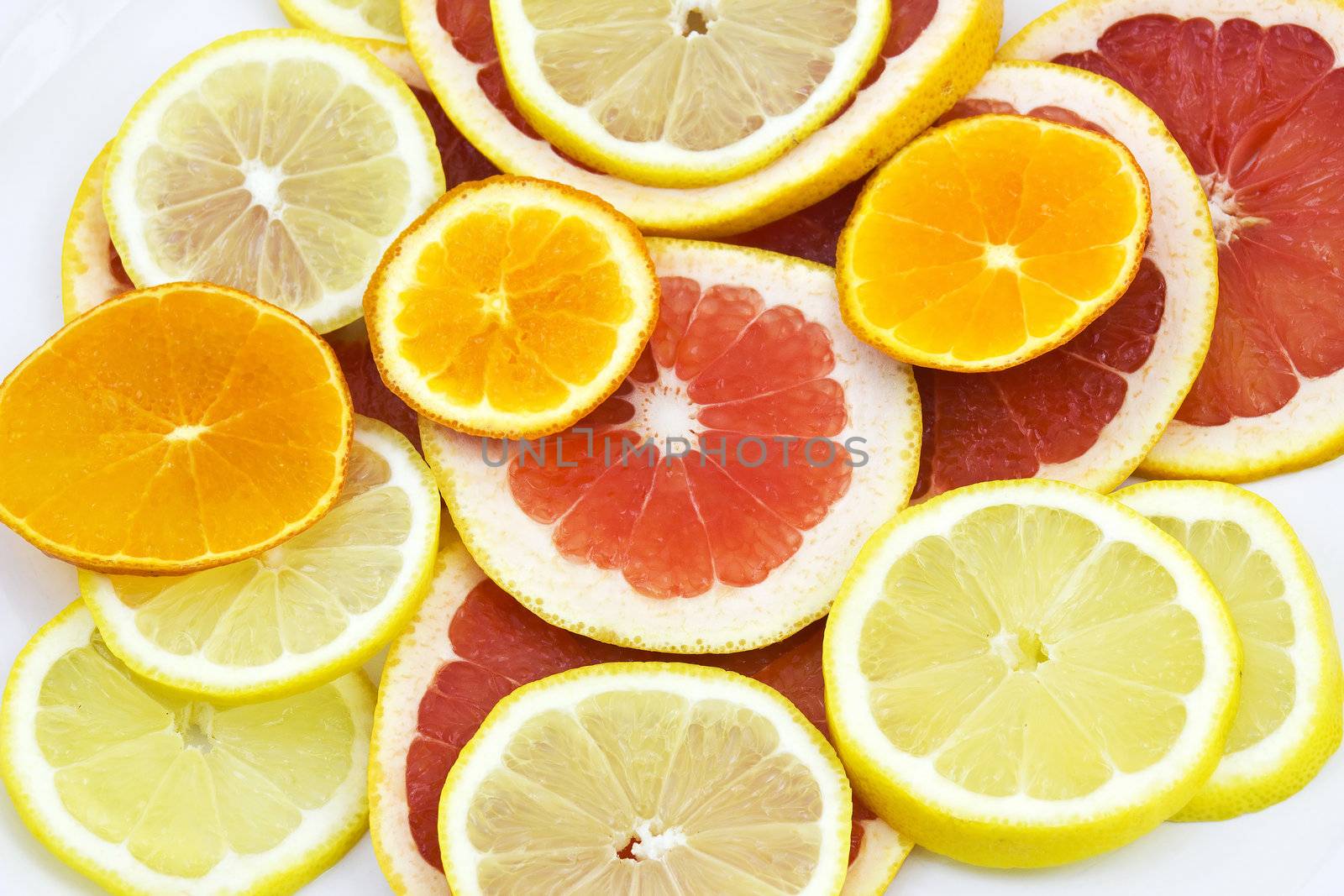 Citrus fruit slices 