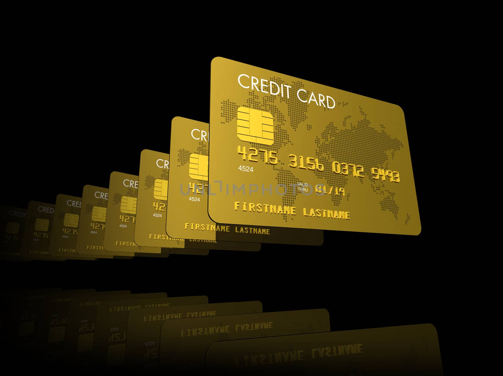 Gold credit cards by daboost