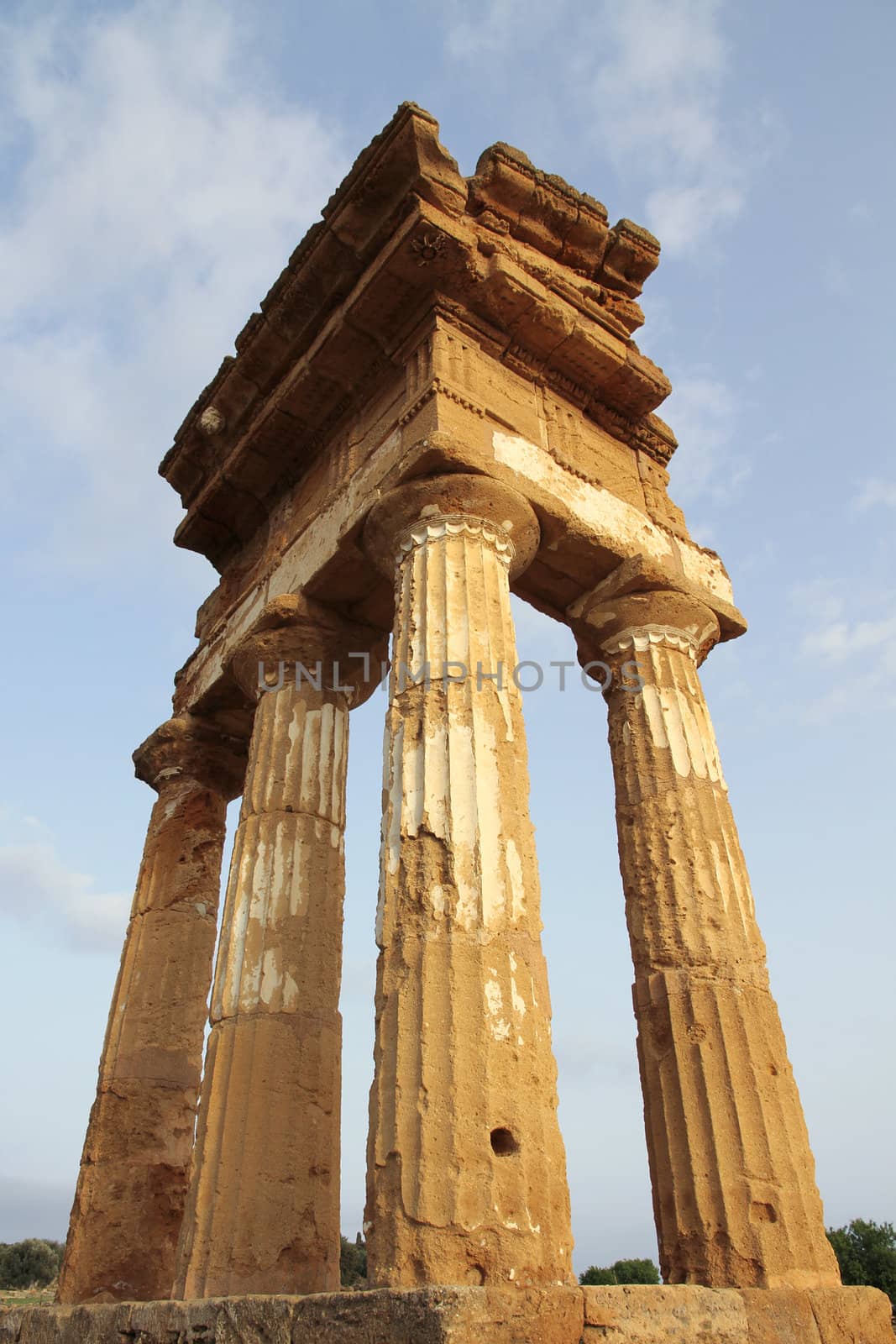 antique greek temple in Agrigento, Sicily - Italy