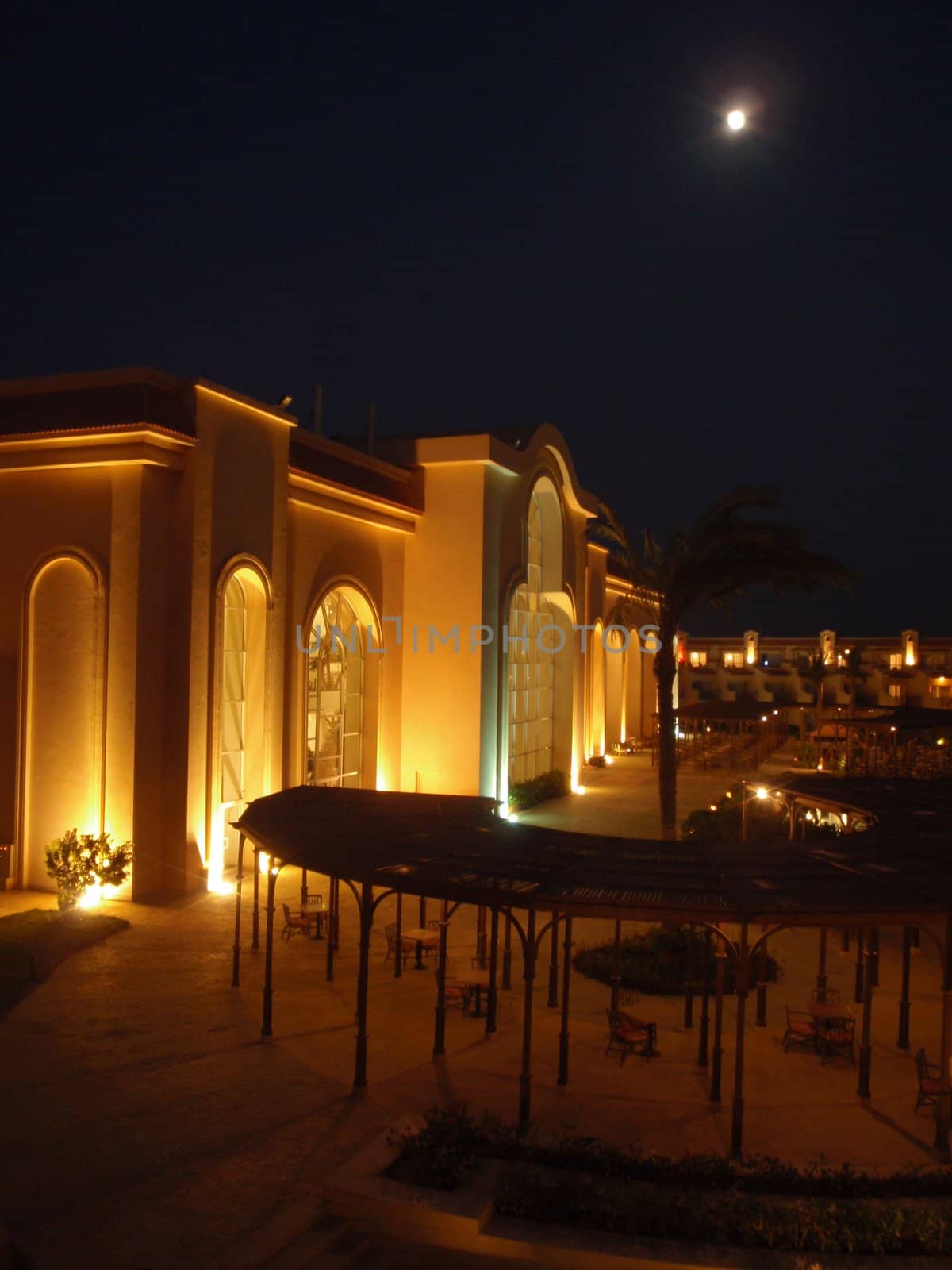 One of the hotels of Sharm El Sheikh, Egypt