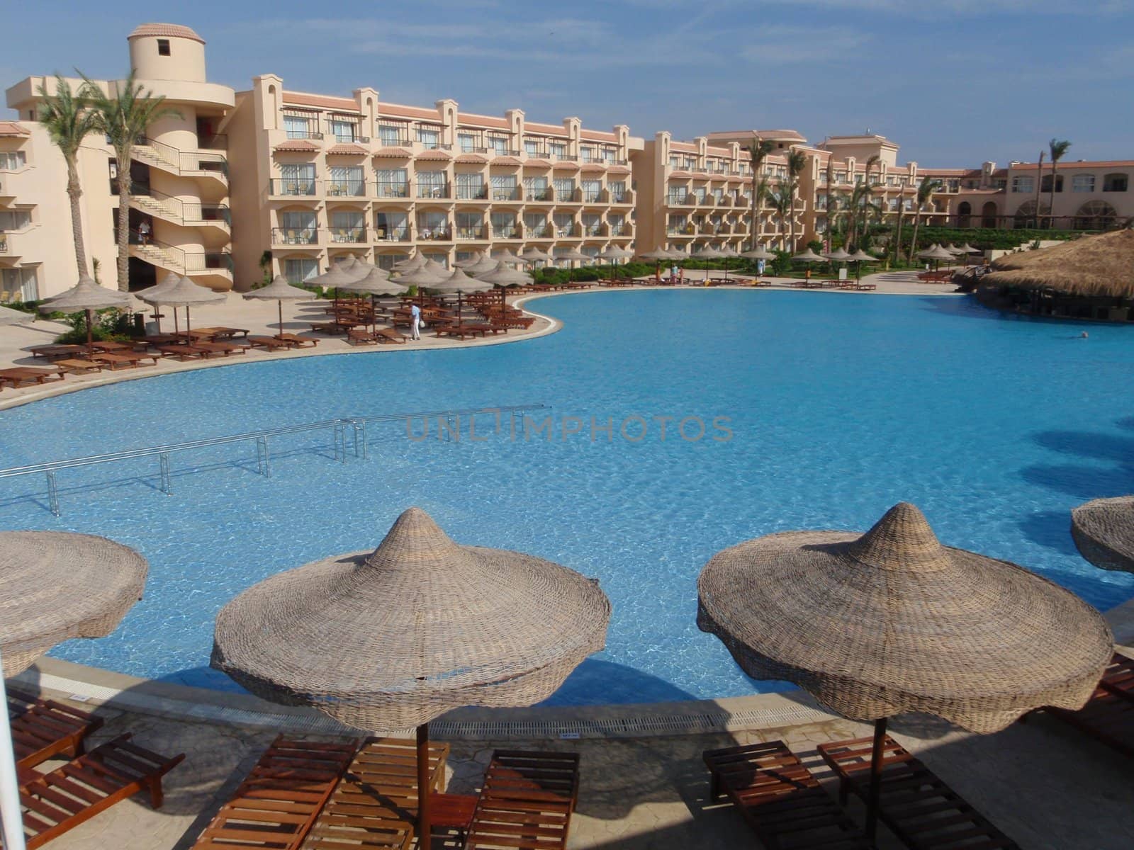 One of the hotels of Sharm El Sheikh, Egypt
