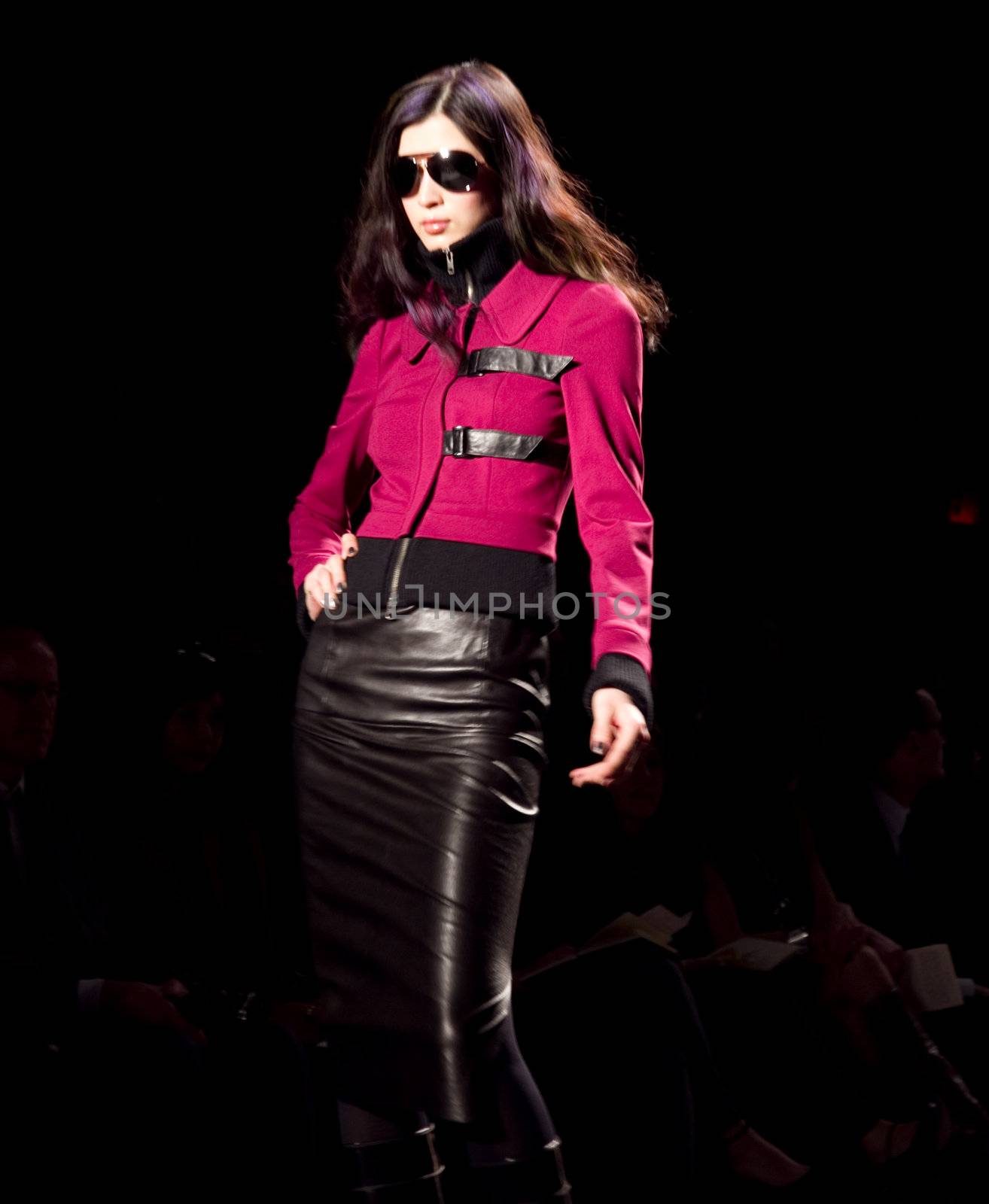 Tracy Reese Runway Model at Fall 2011 Fashion Week at Lincoln Center by photopro