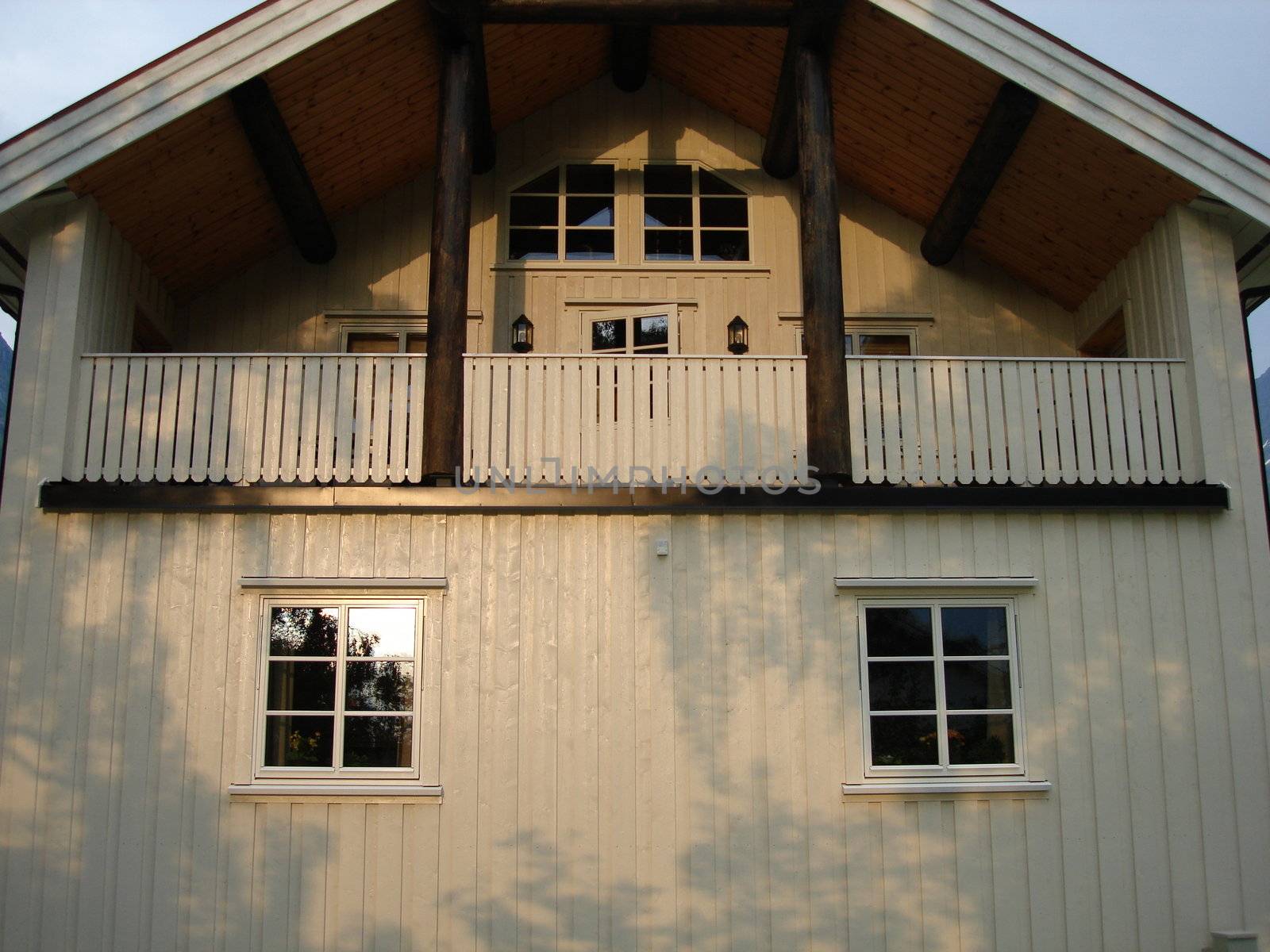 beautiful wooden house