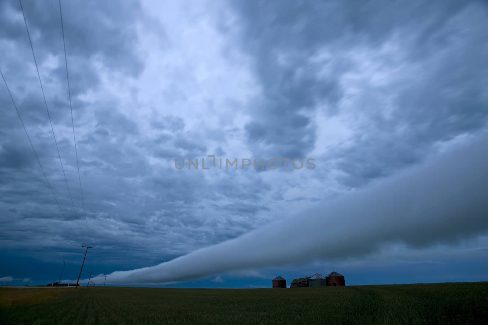 Storm Clouds near Gravelbourg Saskatchewan by pictureguy