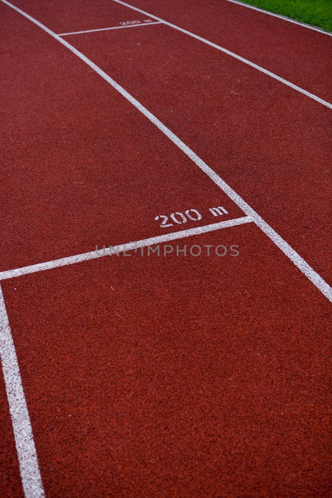 Sport grounds concept - Athletics Track Lane Numbers  by viktor_cap