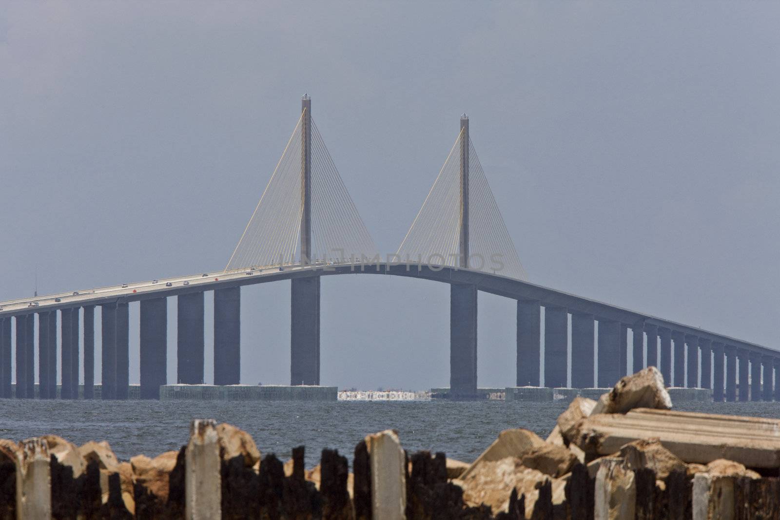 Sunshine Skyway Bridge Tampa Bay Florida