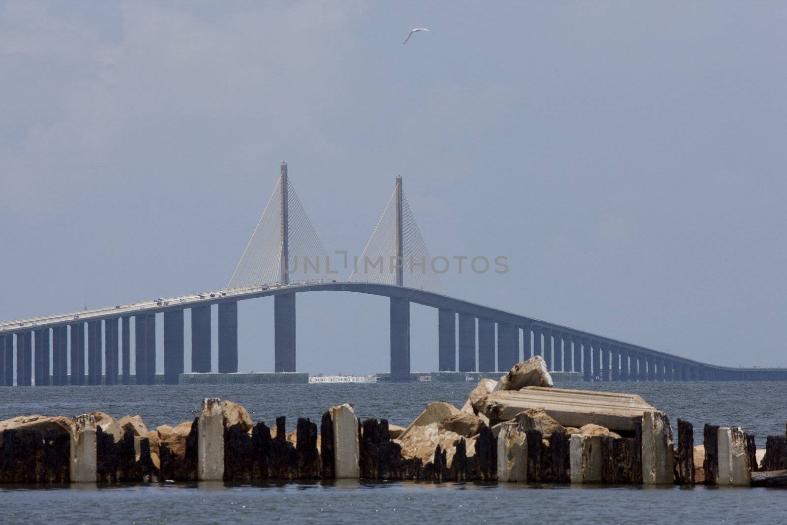 Sunshine Skyway Bridge Tampa Bay Florida